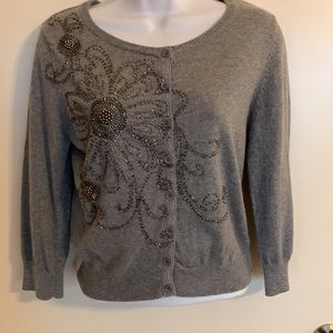 Forever 21,Angora embellished cardigan. Stunning!